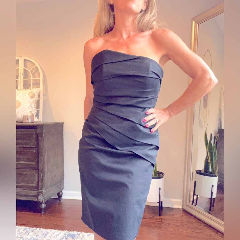 NWT $178 White House Black Market Black Cocktail Dress